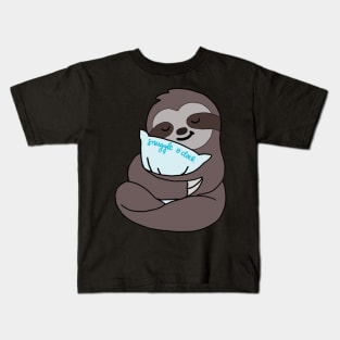 snuggle sloth Kids T-Shirt